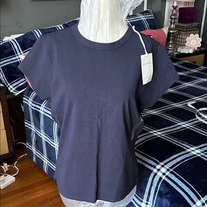 Free assembly Navy Short Sleeve Crewneck Tee size X-Large nwt